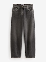 Washed Black Baggy Wide leg Jeans - Image 5 of 9