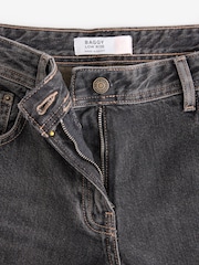 Washed Black Baggy Wide leg Jeans - Image 6 of 9