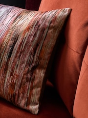 Fuchsia Pink 40 x 59cm Haze Velvet Stripe Cushion - Image 2 of 5