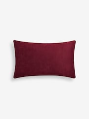 Fuchsia Pink 40 x 59cm Haze Velvet Stripe Cushion - Image 4 of 5