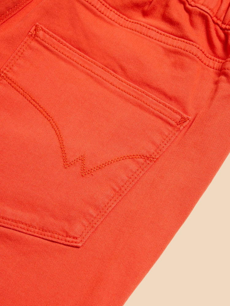 White Stuff Orange Janey Crop Jeggings - Image 7 of 7