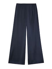 Albaray Blue Satin Wide Leg Trousers - Image 6 of 6