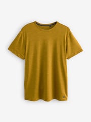 Ochre Yellow Active Gym Training T-Shirt - Image 8 of 10