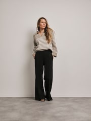 JD Williams Natural Anthology Milano Stitch Collar Jumper - Image 3 of 4