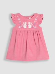 JoJo Maman Bébé Set aus besticktem Baby-Kleid und Body - Bild 2 von 6