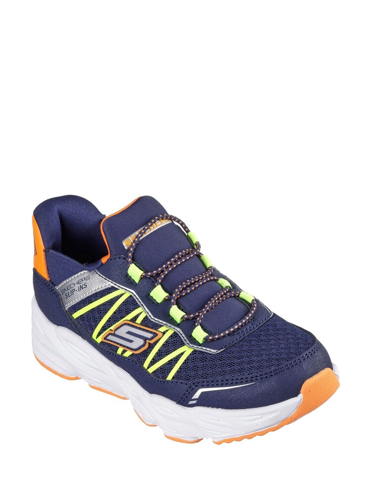 Skechers Blue Turbo Tread Slip In Trainers - Image 1 of 3