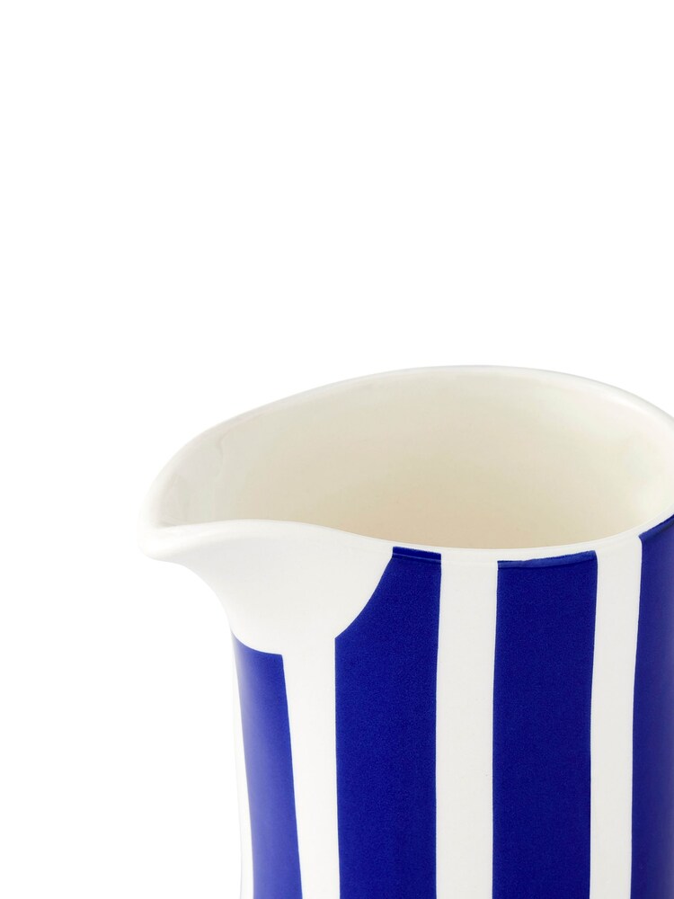 Spode Blue Steccato Milk Jug - Image 7 of 7