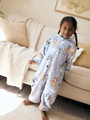 Blau - Lizenzierter Bluey-Fleece-Overall (2–10 J.) - Bild 2 von 8