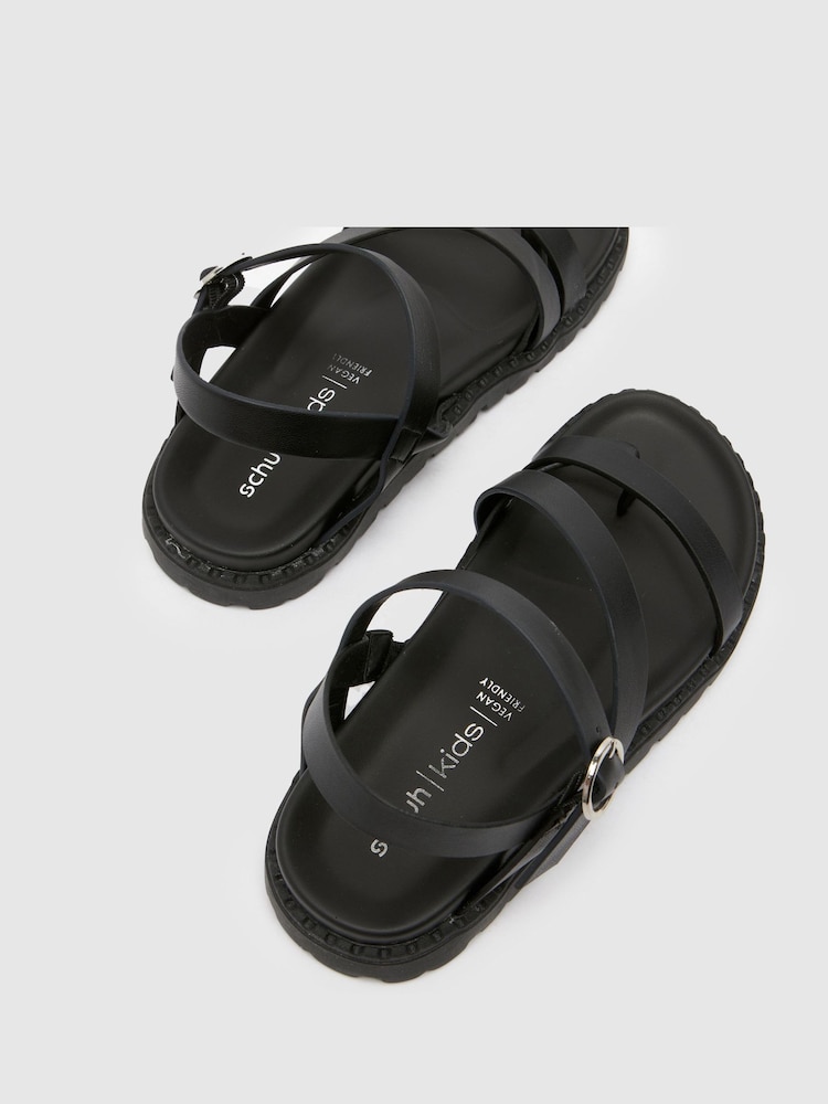 Schuh Trula Strappy Black Sandals - Image 4 of 4 Schuh Trula Strappy Black Sandals - Image 4 of 4