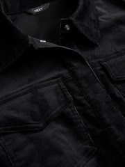 Black Corduroy Midi Dress - Image 6 of 7