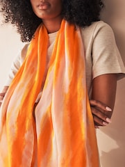 Tie Dye Bright Lightweight Scarf - Image 3 of 6