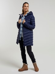 Mountain Warehouse Navy Women's Water Resistant Padded Jacket - Image 3 of 5