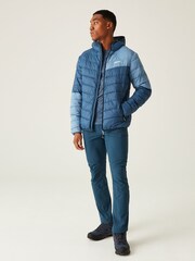 Regatta Navy Blue Hooded Hillpack II Lightweight Padded Jacket - Image 3 of 9