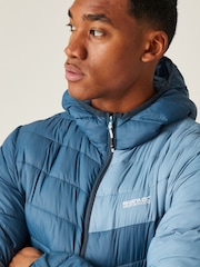 Regatta Navy Blue Hooded Hillpack II Lightweight Padded Jacket - Image 4 of 9