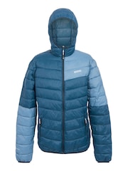 Regatta Navy Blue Hooded Hillpack II Lightweight Padded Jacket - Image 7 of 9