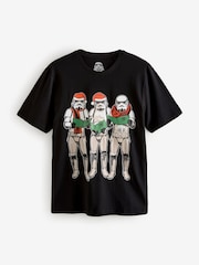 Črna majica Stormtrooper - 100% Bombažna majica z licenco za božič - Slika 5 iz 7