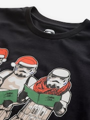 Črna majica Stormtrooper - 100% Bombažna majica z licenco za božič - Slika 6 iz 7