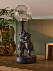 Bronze Dancing Hippos Feature Light - Image 2 of 5