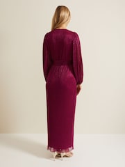 Phase Eight Pink Brielle Wrap Maxi Dress - Image 2 of 7