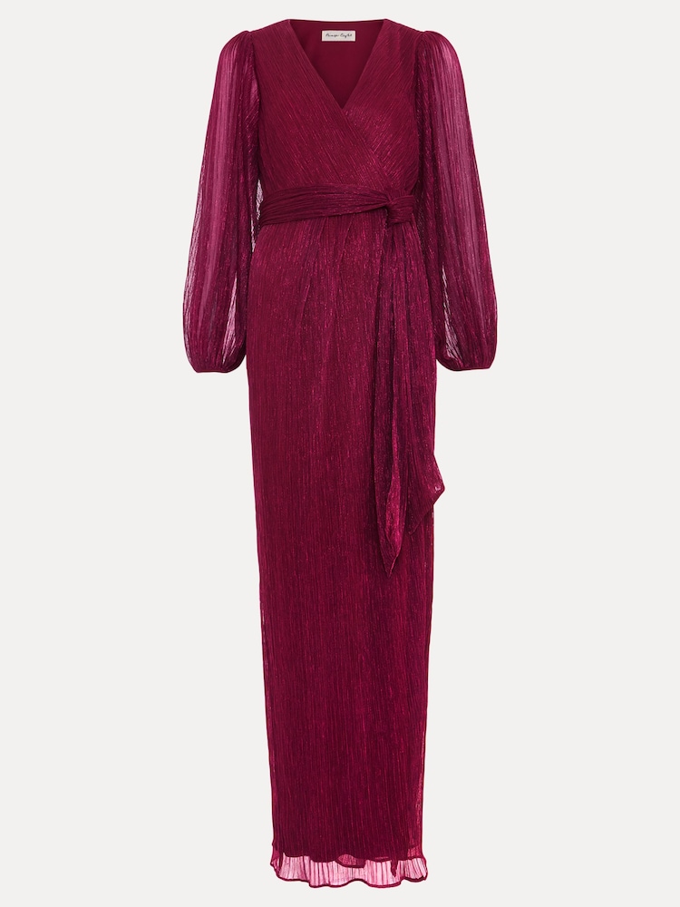 Phase Eight Pink Brielle Wrap Maxi Dress - Image 7 of 7