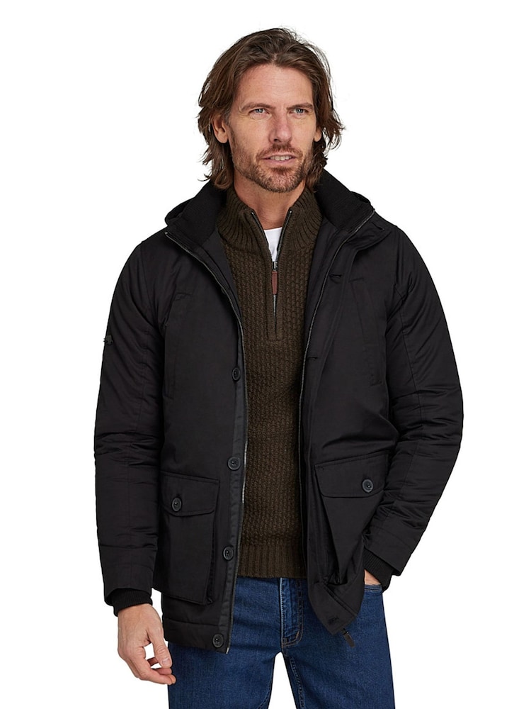 Raging Bull Parka Black Coat - Image 1 of 7