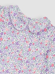 JoJo Maman Bébé Lilac Purple Ditsy Floral Peter Pan Body - Image 3 of 3