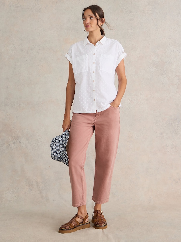 White Stuff White Organic Cotton Ellie Shirt - Image 3 of 8
