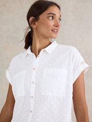 White Stuff White Organic Cotton Ellie Shirt - Image 4 of 8