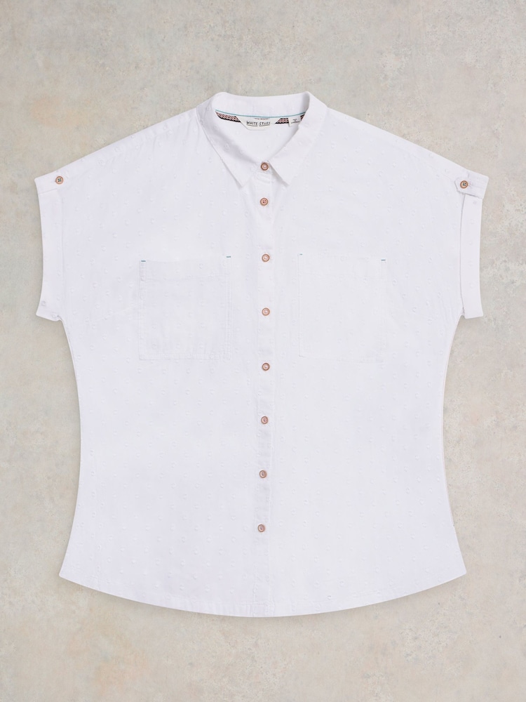 White Stuff White Organic Cotton Ellie Shirt - Image 5 of 8