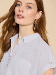 White Stuff White Organic Cotton Ellie Shirt - Image 8 of 8