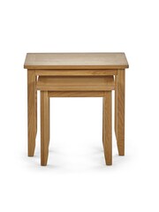 Julian Bowen Brown Mallory Nest Of 2 Tables - Image 4 of 4