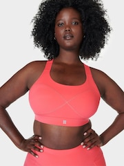 Sweaty Betty Coral Pink Medium Power Support Sports Bra - Image 1 of 6