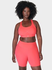 Sweaty Betty Coral Pink Medium Power Support Sports Bra - Image 2 of 6