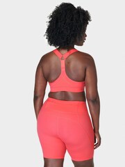 Sweaty Betty Coral Pink Medium Power Support Sports Bra - Image 3 of 6