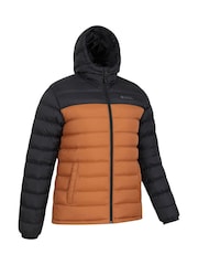 Mountain Warehouse Gold Seasons II Mens Water Resistant Padded Jacket - Image 3 of 5