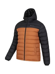 Mountain Warehouse Black/Gold Seasons II Water Resistant Padded Jacket - Image 7 of 8