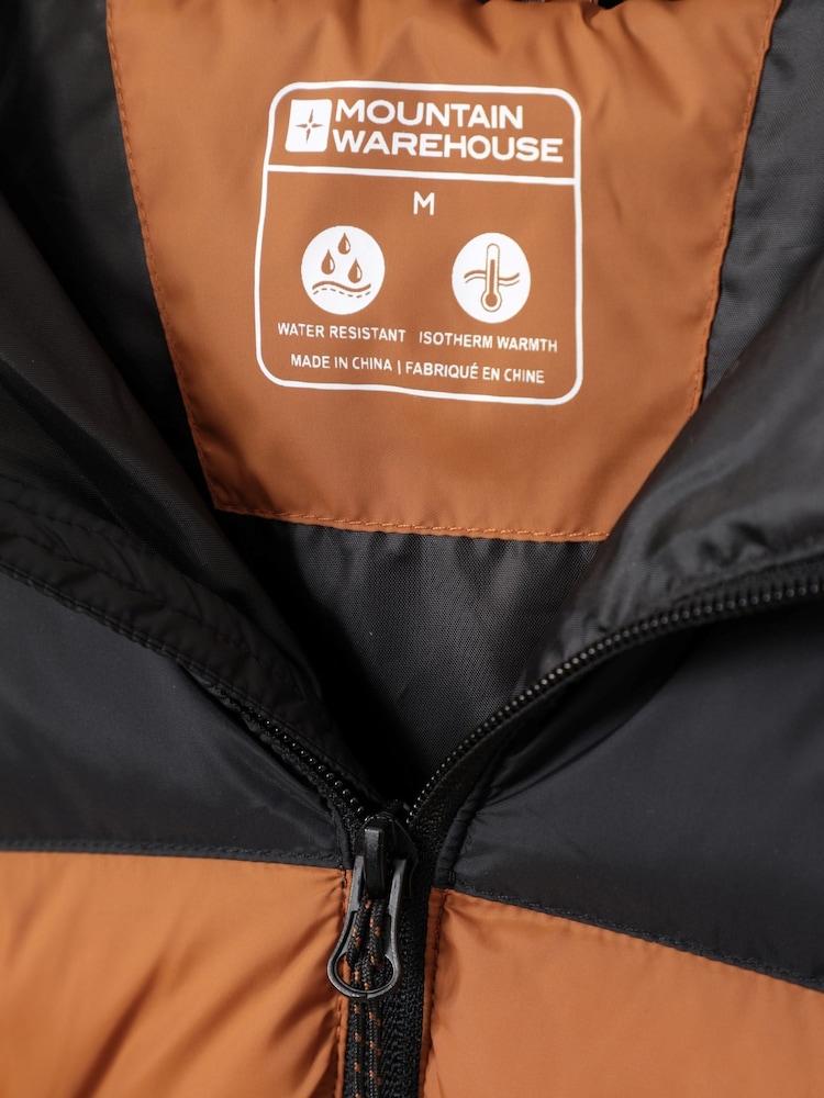 Mountain Warehouse Black/Gold Seasons II Water Resistant Padded Jacket - Image 8 of 8 Mountain Warehouse Black/Gold Seasons II Water Resistant Padded Jacket - Image 8 of 8