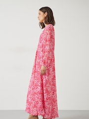 Hush Pink Wray Volume Maxi Dress - Image 3 of 5