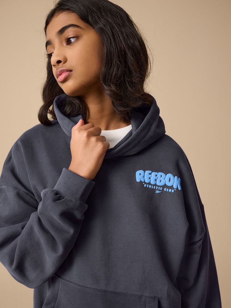 Reebok Oversized Girls Graphic Hoodie - Image 2 of 7