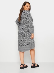 Yours Curve Black Smock Dress - Image 4 of 6