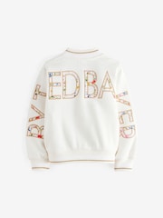 كريمي ـ سترة مُزيَّنة بطبعة Varsity من Baker By Ted Baker - صورة 9 من 11