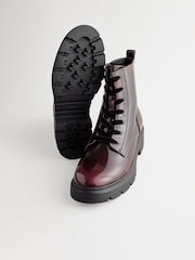 Burgundy Red Standard/Wide Fit Forever Comfort® Lace-Up Boots - Image 6 of 9