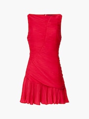 French Connection Pink Althea Pleated Dress - Image 4 of 4