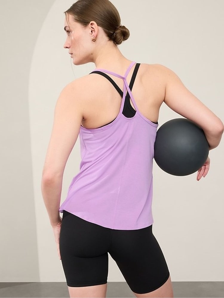 Athleta Purple With Ease Strappy Tank Top - Image 2 of 2