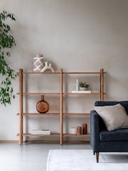 Gallery Home Natural Elvan Open Display Unit - Image 4 of 6
