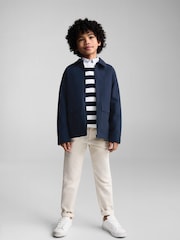 Mango Blue Pockets Cotton Parka - Image 1 of 1