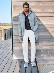 Grey Signature Wool Blend Shower Resistant Nova Fides Puffer Coat - Image 3 of 12