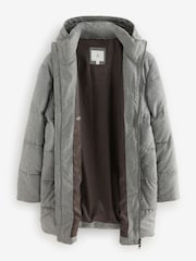 Grey Signature Wool Blend Shower Resistant Nova Fides Puffer Coat - Image 8 of 12