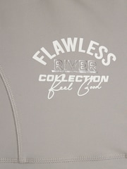 River Island Grey Girls 100% Cotton Active Graphic Tank Set - Image 4 of 4