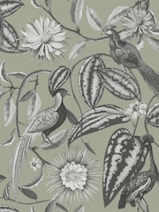 Graham & Brown Green Amhersts Garden Wallpaper Sample - Image 2 of 3